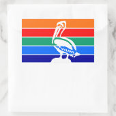 Aufkleber mit der Flagge von St. Petersburg (Tasche)