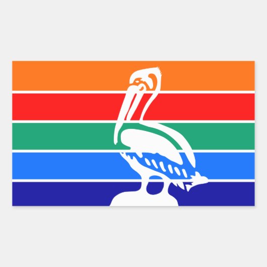 Aufkleber mit der Flagge von St. Petersburg (Vorderseite)