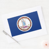 Aufkleber mit der Flagge von Virginia (Umschlag)