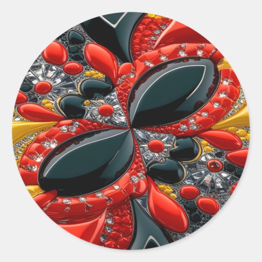 Aufkleber mit deutschem Farbdesign (Vorderseite)