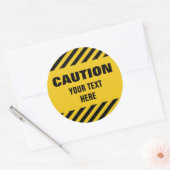 Aufkleber mit einem beliebigen Text (Umschlag)