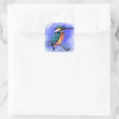 Aufkleber mit Eisvogel (Tasche)