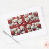 Aufkleber mit englischer Rose Design (Umschlag)