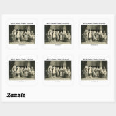 Aufkleber mit Familienbild (Blatt)