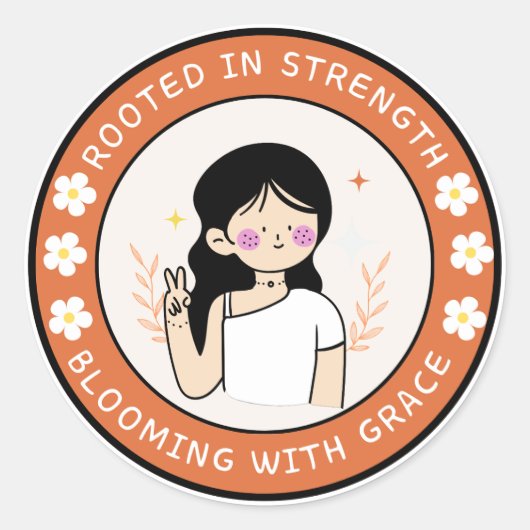 Aufkleber mit fester Stärke (Vorderseite)