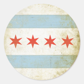 Aufkleber mit Flag-Druck in Chicago