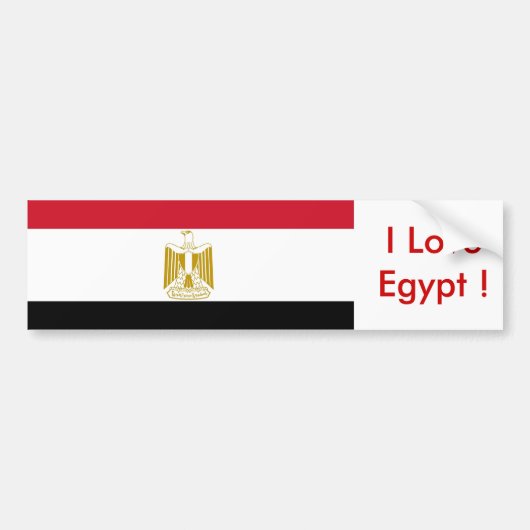 Aufkleber mit Flagge Ägyptens Autoaufkleber (Vorne)