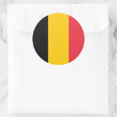 Aufkleber mit Flagge Belgiens (Tasche)