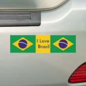 Aufkleber mit Flagge Brasiliens Autoaufkleber (Auf Auto)