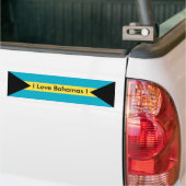 Aufkleber mit Flagge der Bahamas Autoaufkleber (Auf Lkw)