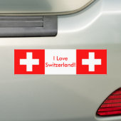 Aufkleber mit Flagge der Schweiz Autoaufkleber (Auf Auto)