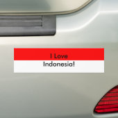Aufkleber mit Flagge Indonesiens Autoaufkleber (Auf Auto)