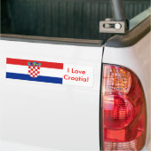 Aufkleber mit Flagge Kroatiens Autoaufkleber (Auf Lkw)
