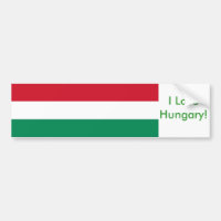 Aufkleber mit Flagge Ungarns