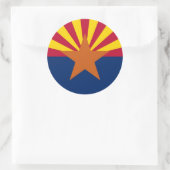 Aufkleber mit Flagge von Arizona (Tasche)
