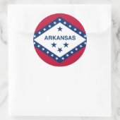 Aufkleber mit Flagge von Arkansas (Tasche)