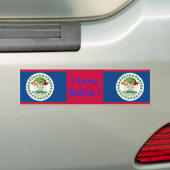 Aufkleber mit Flagge von Belize Autoaufkleber (Auf Auto)