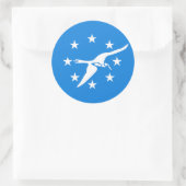 Aufkleber mit Flagge von Corpus Christi, USA (Tasche)
