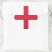 Aufkleber mit Flagge von England (Tasche)