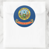 Aufkleber mit Flagge von Idaho (Tasche)