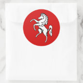 Aufkleber mit Flagge von Kent, England (Tasche)