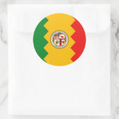 Aufkleber mit Flagge von Los Angeles, Kalifornien (Tasche)