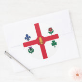 Aufkleber mit Flagge von Montreal, Kanada (Umschlag)