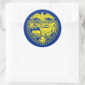 Aufkleber mit Flagge von Oregon (Tasche)