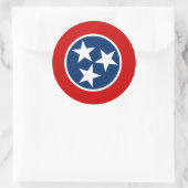 Aufkleber mit Flagge von Tennessee (Tasche)