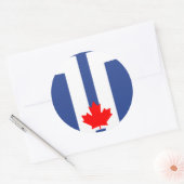 Aufkleber mit Flagge von Toronto, Kanada (Umschlag)