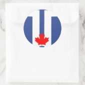 Aufkleber mit Flagge von Toronto, Kanada (Tasche)