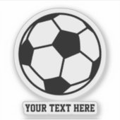 Aufkleber mit Fußball-Logo (Vorderseite)