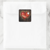 Aufkleber mit gebrochenem Herz/Herz/Kreislauf (Tasche)