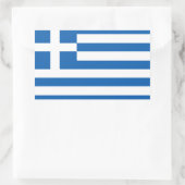 Aufkleber mit griechischer Flagge (Tasche)