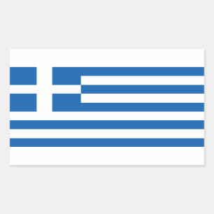 Aufkleber mit griechischer Flagge