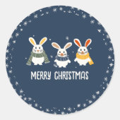 Aufkleber mit Hosen mit Schals (Vorderseite)