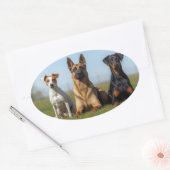 Aufkleber mit Hunden (Umschlag)