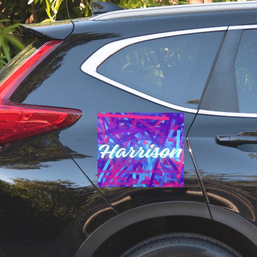 Aufkleber mit individuellem Namen – Harrison – Per (Auto Seite)