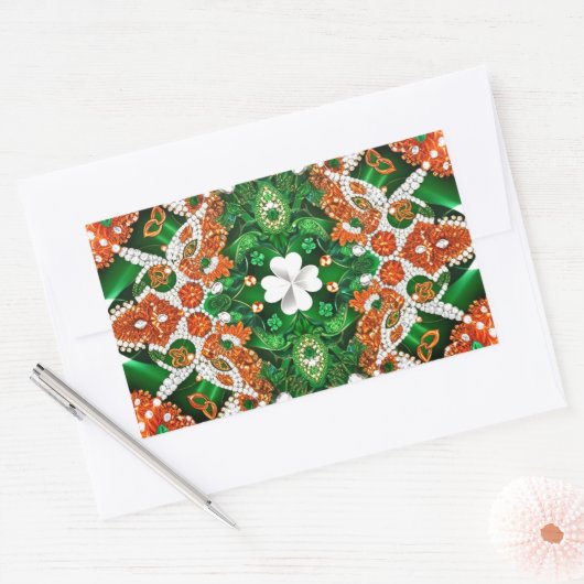 Aufkleber mit irischen Farben (Umschlag)