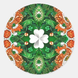 Aufkleber mit Irland-Farbdesign