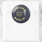 Aufkleber mit Juckreiz (Tasche)