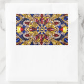 Aufkleber mit kolumbianischen Farben (Tasche)