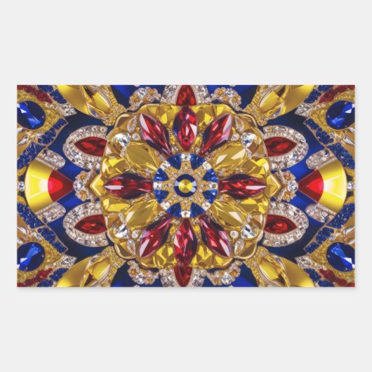 Aufkleber mit kolumbianischen Farben (Vorderseite)