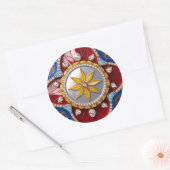 Aufkleber mit kolumbianischer Farbgestaltung (Umschlag)