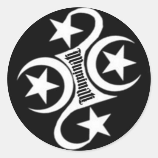 Aufkleber mit Leuchtzeichen (Vorderseite)