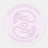 Aufkleber mit Liebe (Vorderseite)