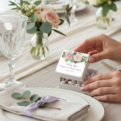 Aufkleber mit lila Brautparty