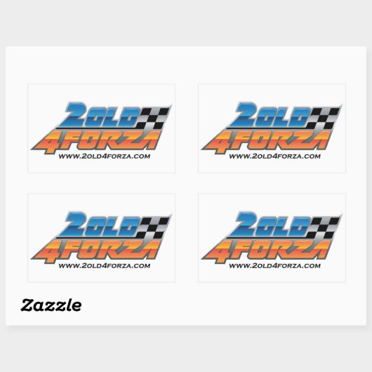 Aufkleber mit Logo (Blatt)