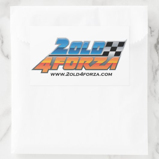 Aufkleber mit Logo (Tasche)