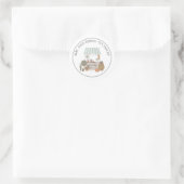 Aufkleber mit lokaler Rücksendeadresse (Tasche)